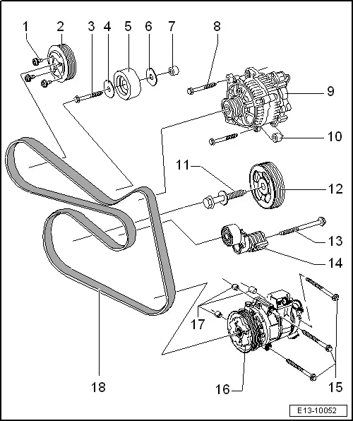 SEAT Service and Repair Manuals > Leon Mk1 > Power unit 4