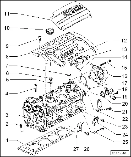 SEAT Manuals > Leon Mk1 > Power unit > 4 cylinder Injected engine (engine 1.8 l and 2.0