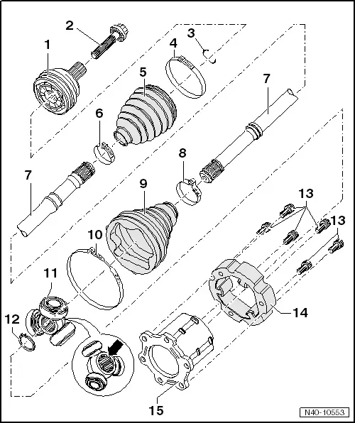 SEAT Service and Repair Manuals > Leon Mk1 > Running gear