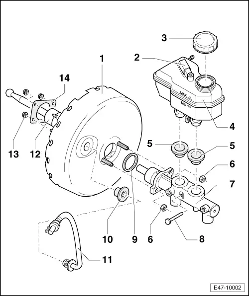 SEAT Manuals > Leon Mk1 > Running gear > Brake system > Brakes