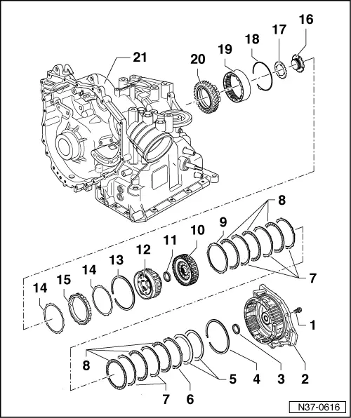SEAT Workshop Service and Repair Manuals > Leon Mk2 > 001 Automatic