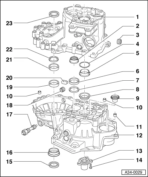 SEAT Service and Repair Manuals > Leon Mk2 > 02J 5speed gearbox Gearbox mechanics