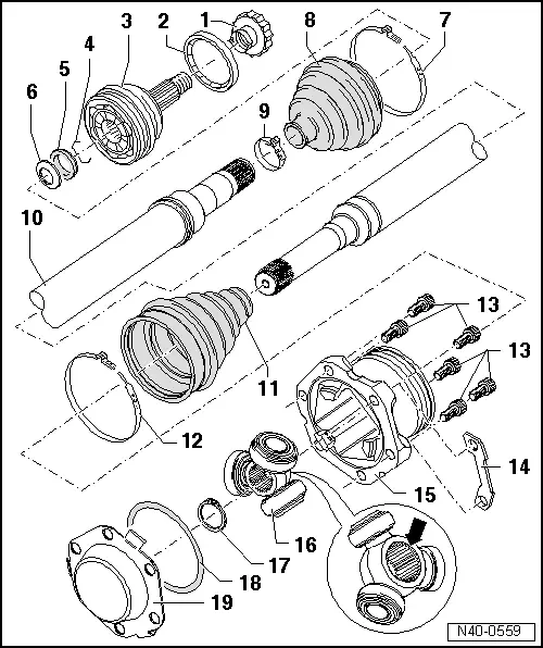 SEAT Service and Repair Manuals > Leon Mk2 > Running gear