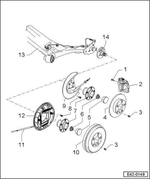 SEAT Service and Repair Manuals > Leon Mk2 > Running gear