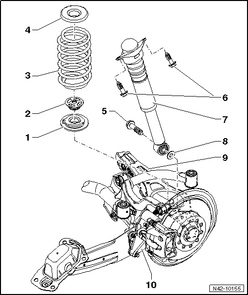 SEAT Service and Repair Manuals > Leon Mk2 > Running gear