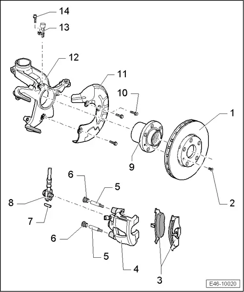 SEAT Service and Repair Manuals > Leon Mk2 > Running gear