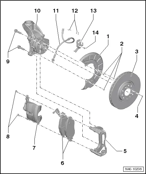 SEAT Service and Repair Manuals > Leon Mk2 > Running gear