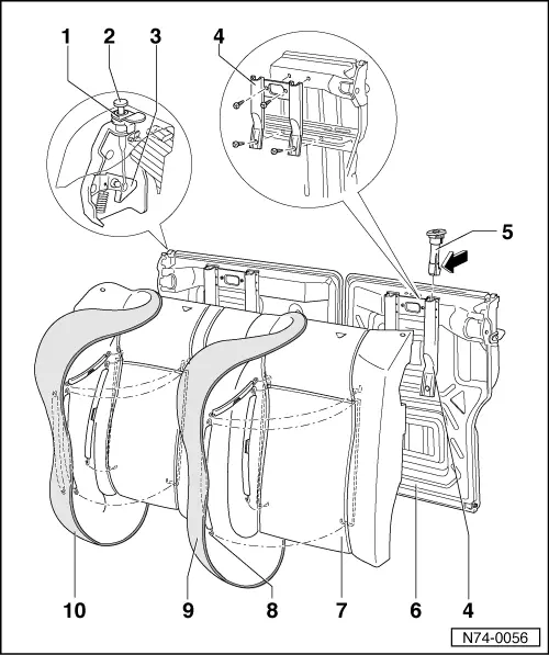 SEAT Service and Repair Manuals > Leon Mk2 > Body General body repairs, interior