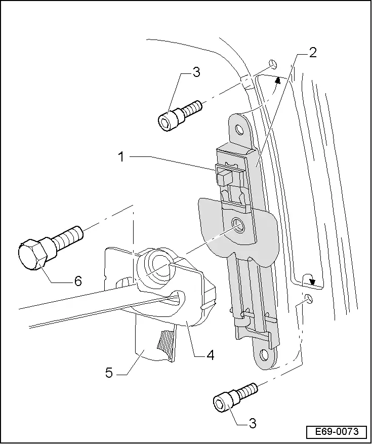 SEAT Service and Repair Manuals > Leon Mk2 > Body Bodywork, Interior fitting work