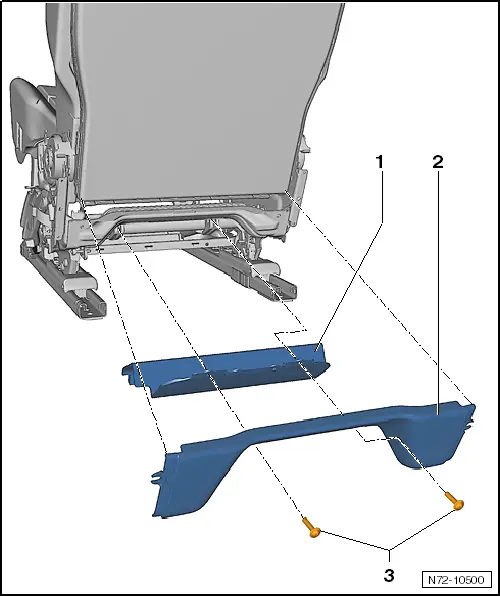 SEAT Service and Repair Manuals > Leon Mk2 > Body Bodywork, Interior fitting work
