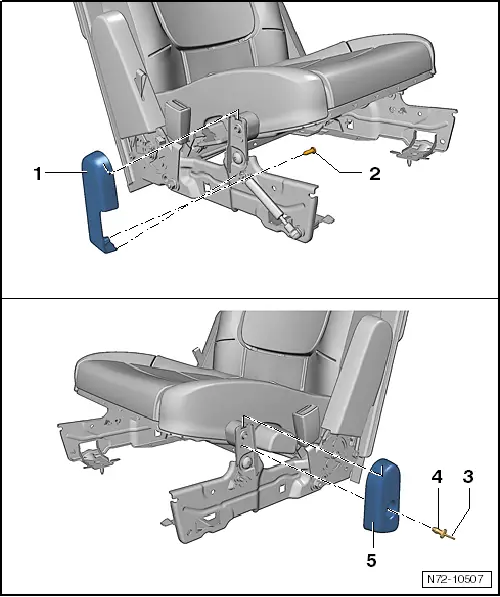 SEAT Service and Repair Manuals > Leon Mk2 > Body > Bodywork, Interior fitting work
