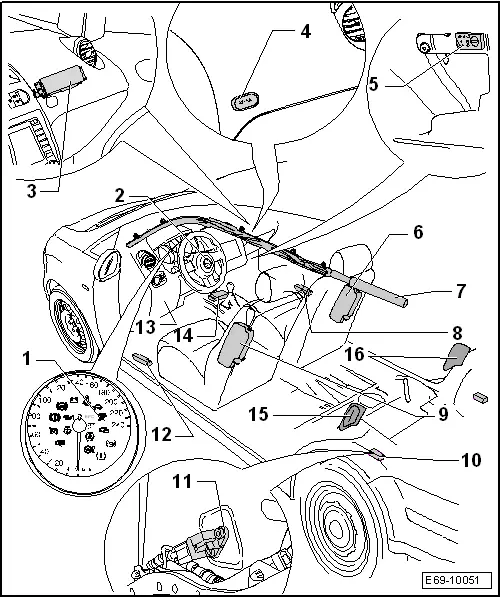 SEAT Service and Repair Manuals > Leon Mk2 > Body Bodywork