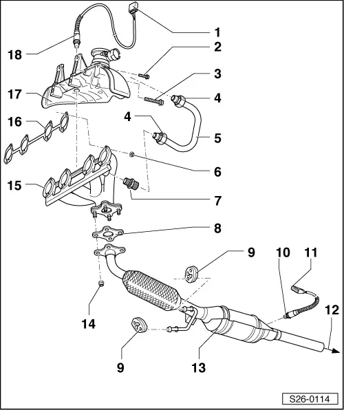 Skoda Manuals > Fabia Mk1 > Power unit > 2,0/85 kW MPI engine