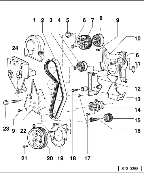 Skoda Service and Repair Manuals > Fabia Mk1 > Engine > 1.9/74