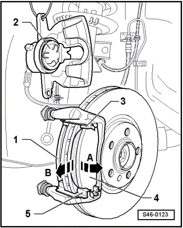 brake fabia skoda front mk2 manuals workshop disc pads caliper piston remove