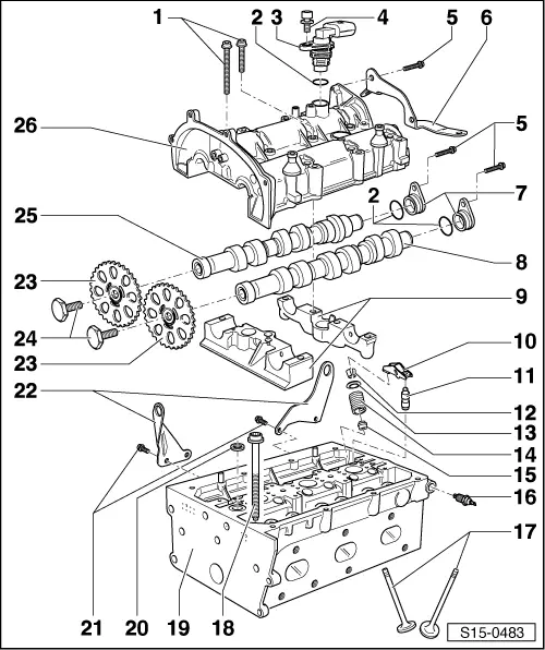 Skoda Workshop Manuals > Fabia Mk2 > Power unit > 1.2/44; 47; 51; 55 kW