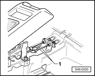 Skoda superb online handbrake cable replacement