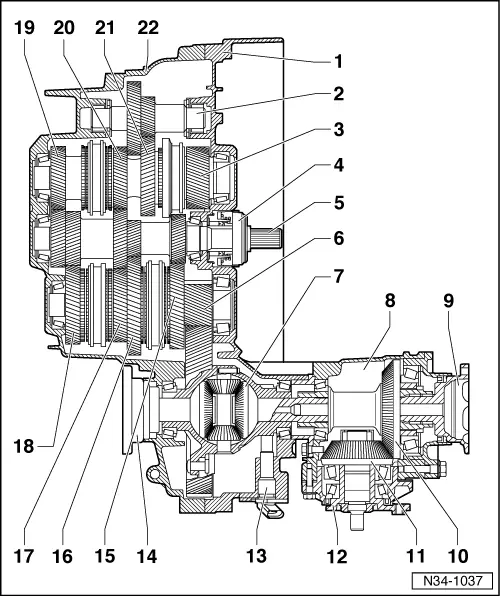 O2r Gearbox Skoda Workshop Service and Repair Manuals > Octavia Mk1 > Power ...