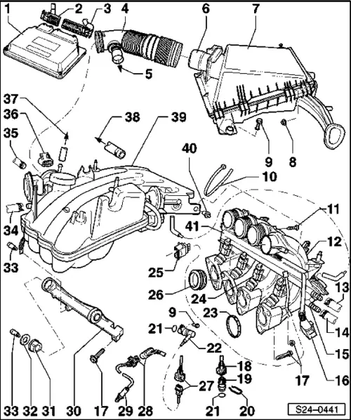 Skoda Service and Repair Manuals > Octavia Mk1 > Power unit