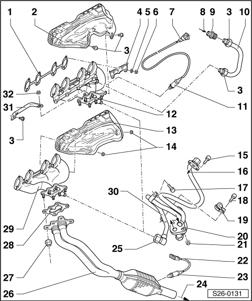 Skoda Service and Repair Manuals > Octavia Mk1 > Power unit