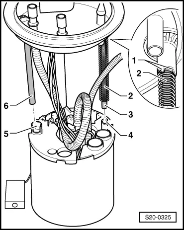 skoda fuel workshop octavia mk2 manuals tdi yeti tank removing unit delivery jet pump installing supply