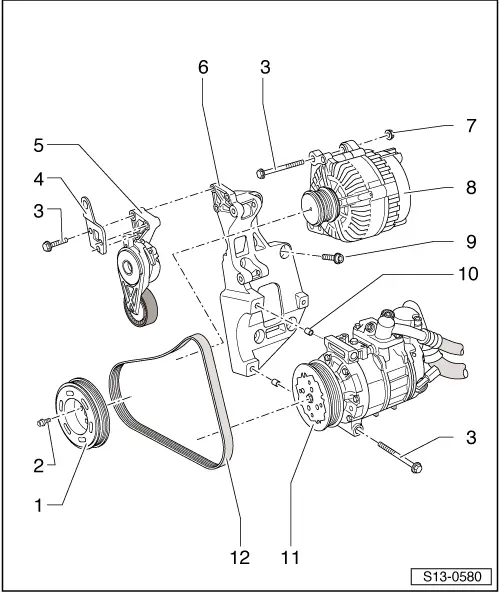 Skoda Service and Repair Manuals > Octavia Mk2 > Drive unit