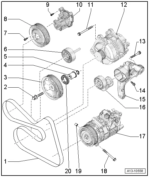 Skoda Service and Repair Manuals > Octavia Mk2 > Drive unit