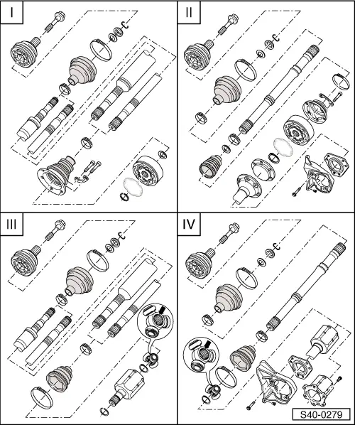Skoda Service and Repair Manuals > Octavia Mk2 > Axles