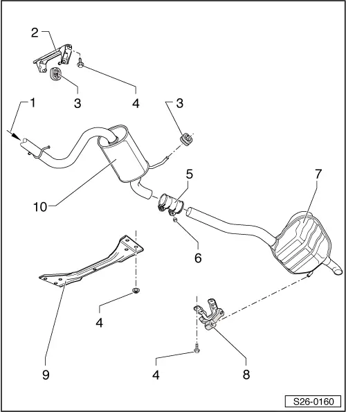 Skoda Manuals > Octavia Mk2 > Power unit > 1,2/63; 77 kW TSI