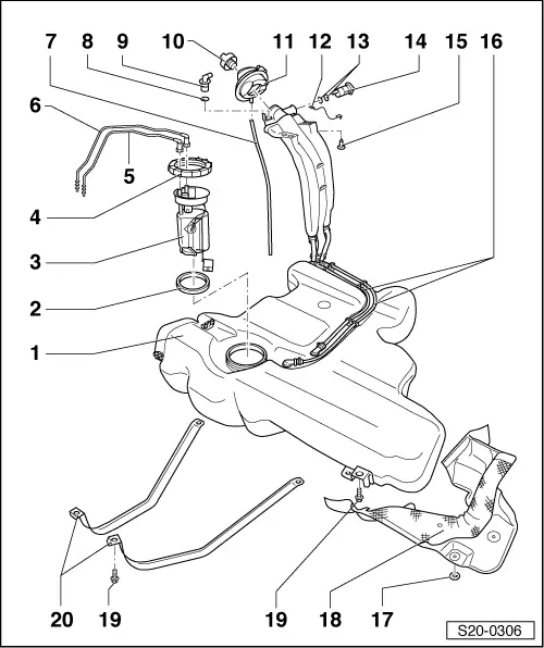 Skoda Service and Repair Manuals > Roomster > Power unit 1.4