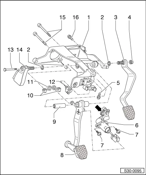 Skoda Service and Repair Manuals > Superb > Power transmission