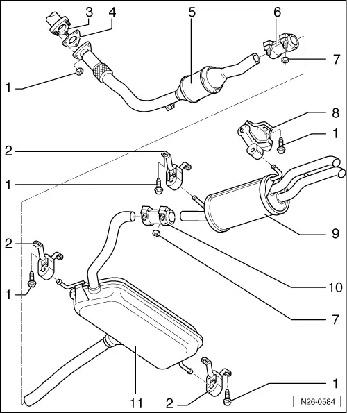 Skoda Service and Repair Manuals > Superb > Drive unit 2.5