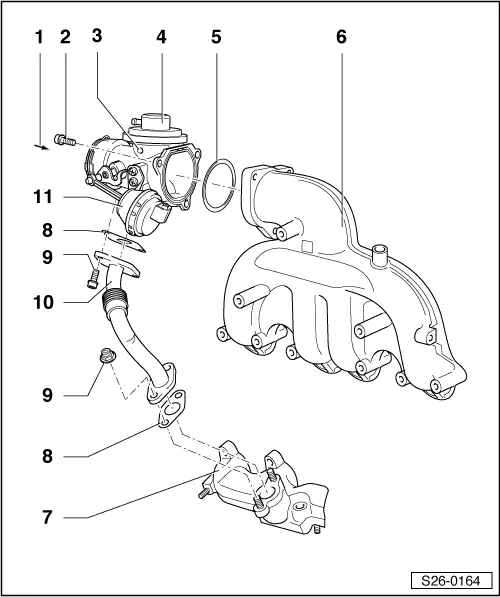 Skoda Service and Repair Manuals > Superb > Drive unit 1.9