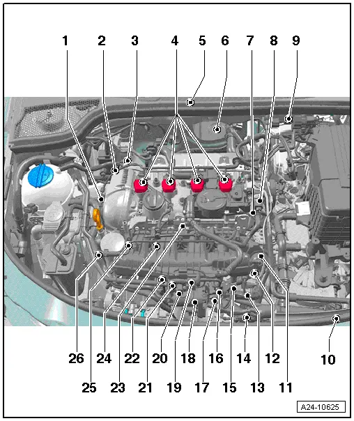 Skoda Manuals > Yeti > Power unit > 1.8/112; 118 kW TSI engine