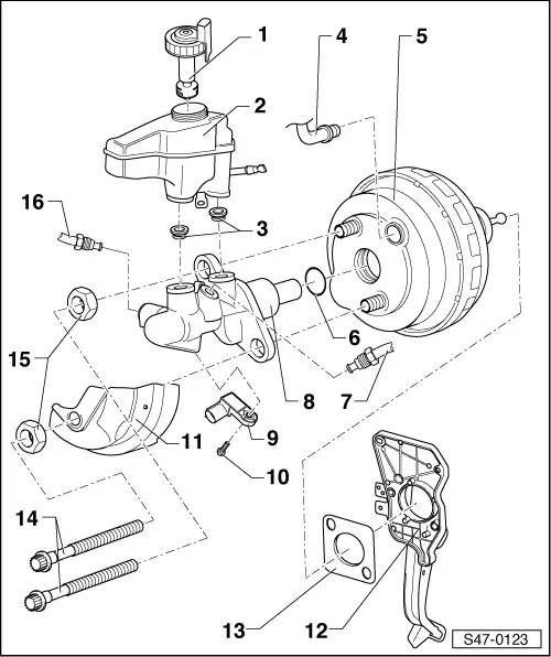 Skoda Service and Repair Manuals Yeti Brake Systems