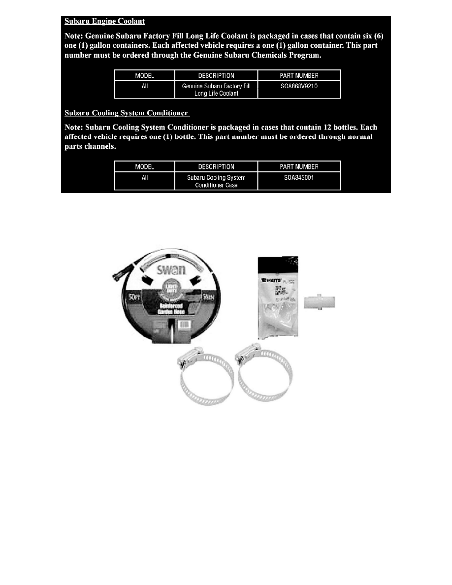 Subaru Service and Repair Manuals > B9 Tribeca F63.0L DOHC