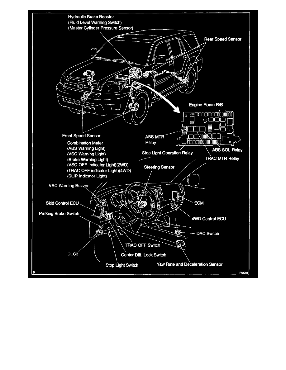 Toyota Service and Repair Manuals > 4 Runner 2WD V84.7L (2UZ