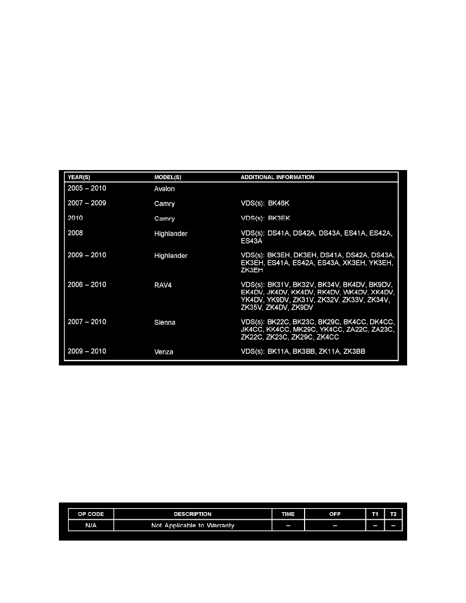 ... Switches - Computers and Control Systems > Oxygen Sensor > Component  Information > Technical Service Bulletins > Customer Interest: > SB0001-10  > Jan > ...