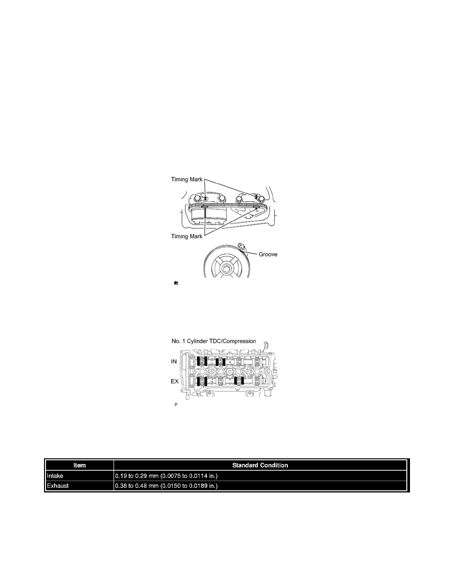 Maintenance > Tune-up and Engine Performance Checks > Valve Clearance >  System Information > Adjustments > From 03-2006 to 10-2006
