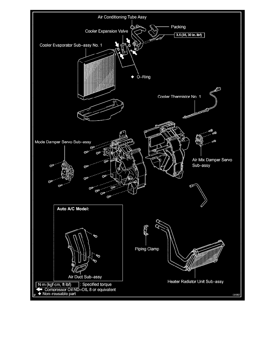 Toyota Service and Repair Manuals > Camry V63.0L (1MZFE) (2004) > Heating and Air