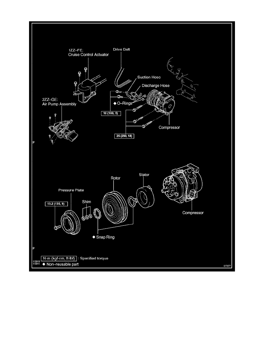Toyota Service and Repair Manuals > Celica L41.8L (1ZZFE