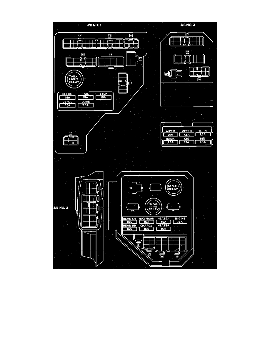 Toyota Service and Repair Manuals > Corolla RWD L41587cc 4A SOHC (1983) > Relays and