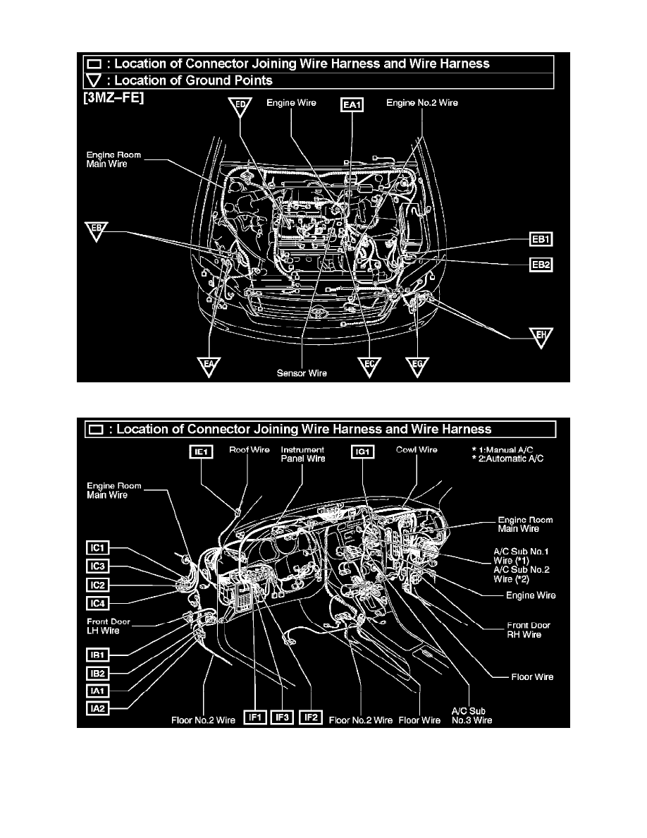 Toyota Service and Repair Manuals > Highlander 2WD V63.3L