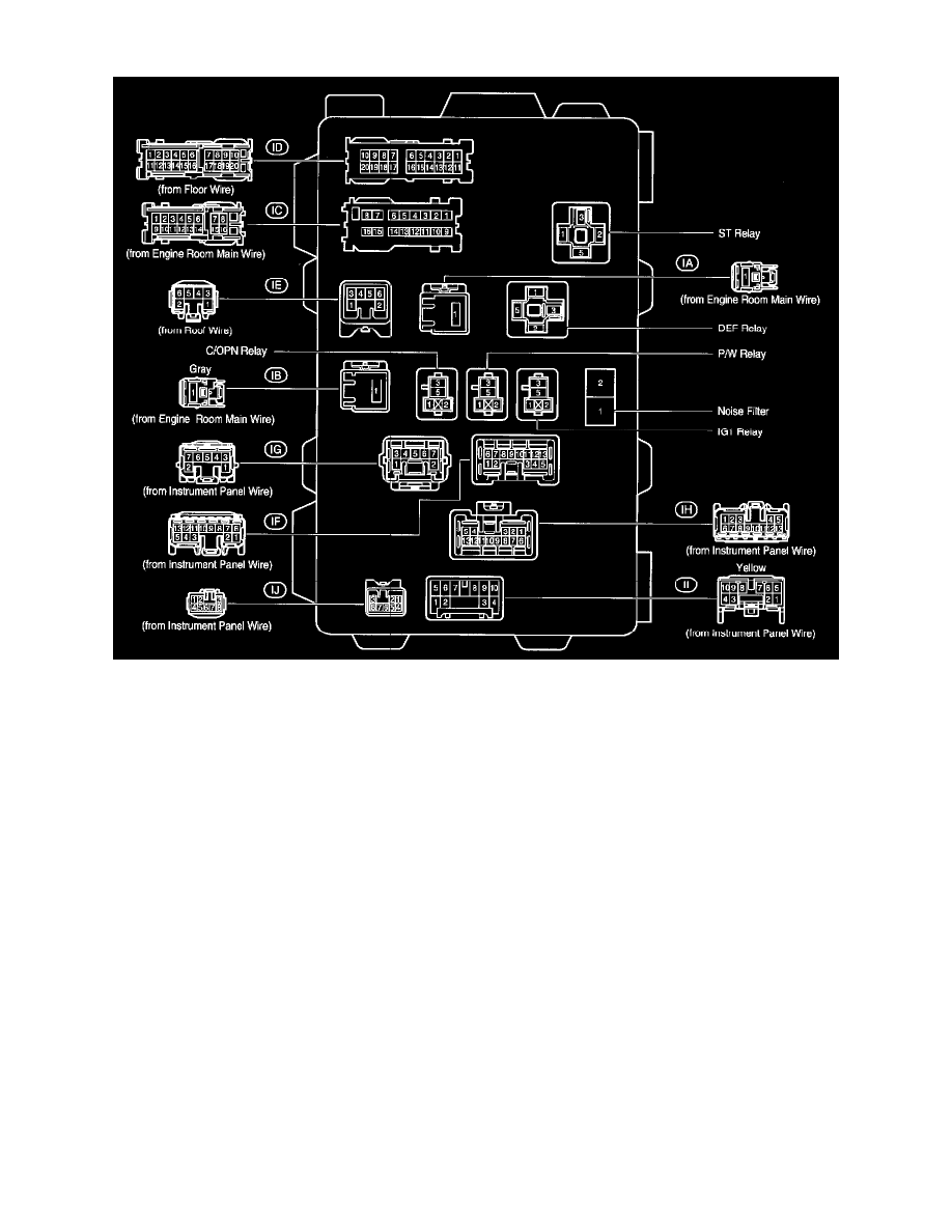 Toyota Service and Repair Manuals > Matrix 2WD L41.8L (1ZZFE