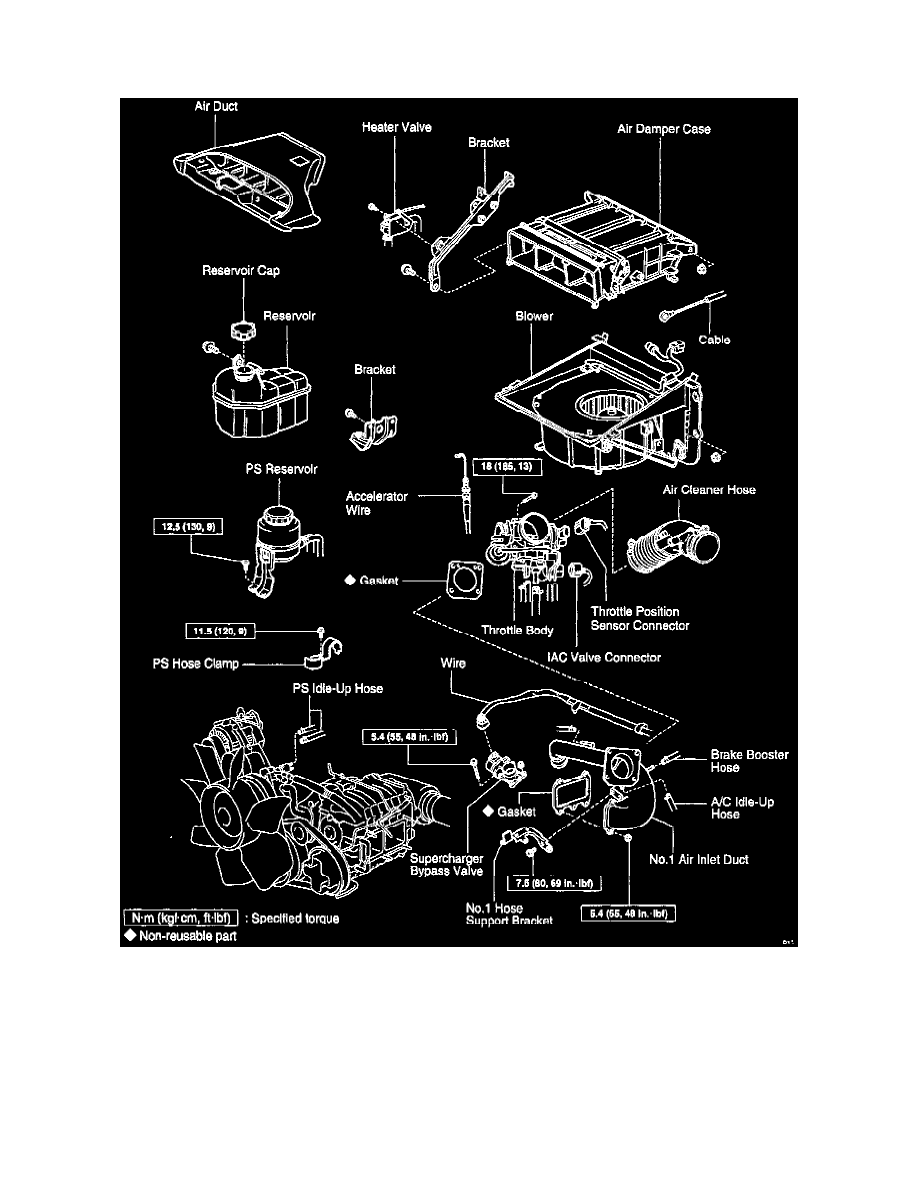 Toyota Service and Repair Manuals > Previa Van RWD L4148.8