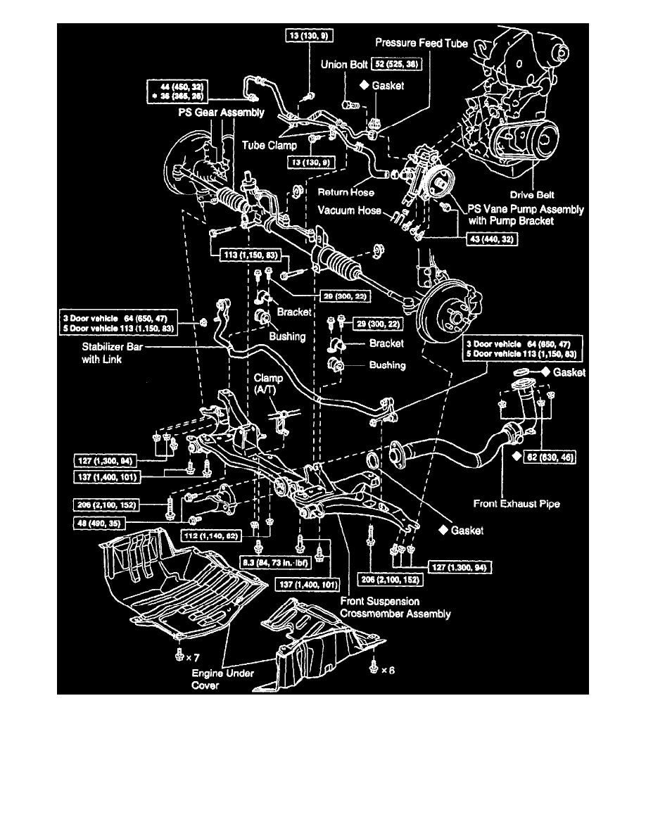 Toyota Manuals > T100 Pickup 4WD V63.4L (5VZFE) (1995