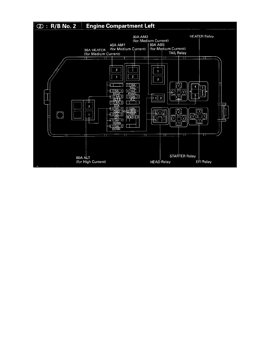 Toyota Service and Repair Manuals > 2WD L42.4L (2RZFE
