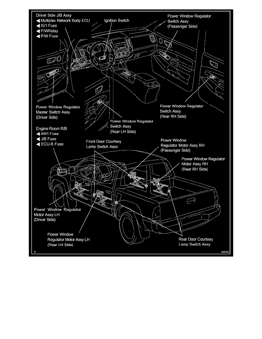 Toyota Service and Repair Manuals > 2WD L42.7L (2TRFE) (2005) > Relays and