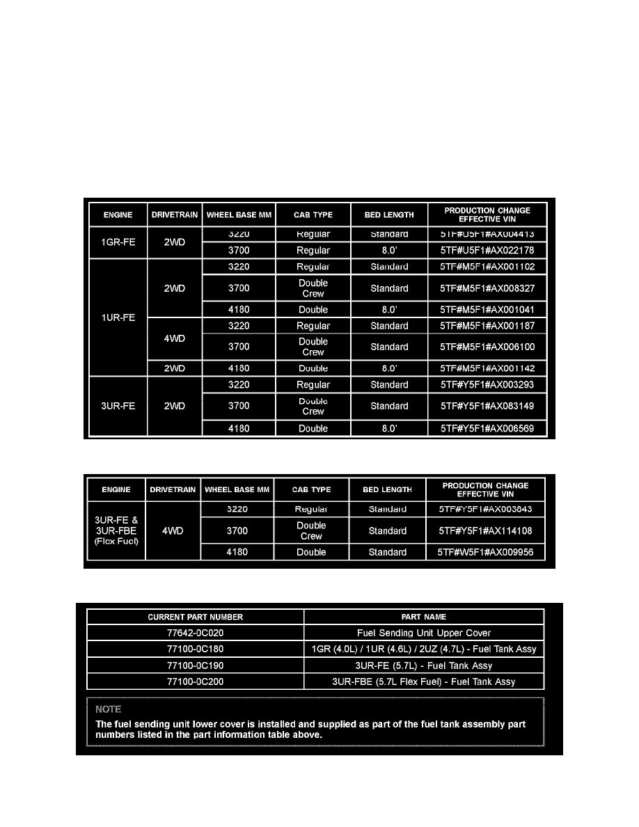 Toyota Service and Repair Manuals > Tundra 2WD V85.7L (3URFE