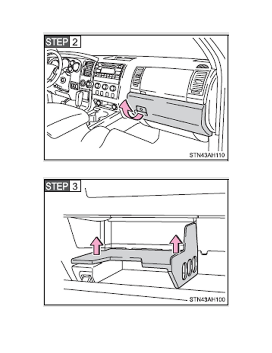 Toyota Manuals > Tundra 4WD V84.6L (1URFE) (2010) > Maintenance > Filters > Cabin Air